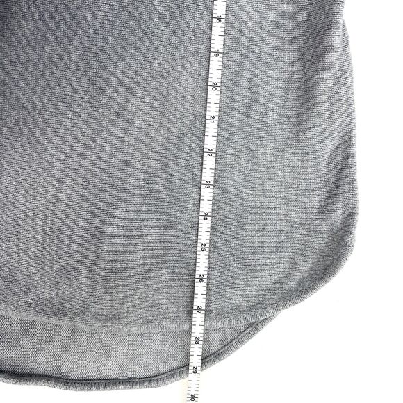 Michael Kors Gray Sweater Tunic Back Zipper Size S - Picture 6 of 9